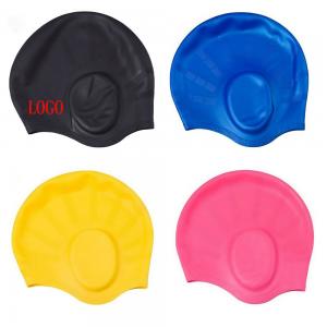 BD4097-Adult Waterproof Anti-slip Silicone Ear protection Swimming Cap